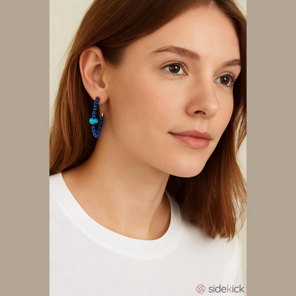 Kendra Scott Insley Gold Hoop Earrings - Picture 1 of 5